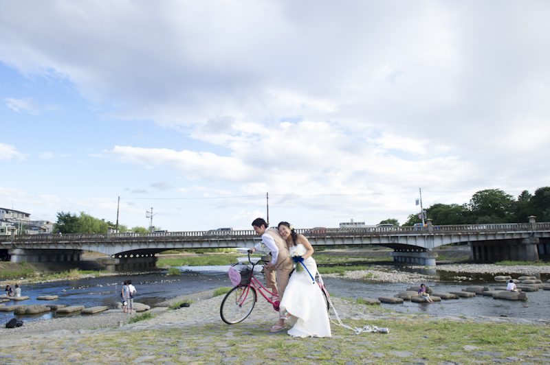 夏といえば、川遊びに自転車！